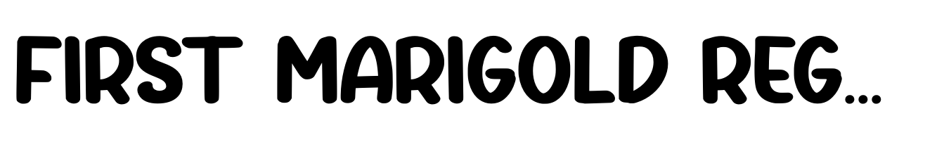 First Marigold Regular image